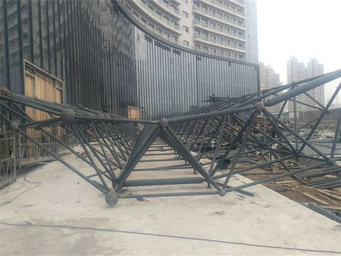 永城万豪酒店雨棚网架